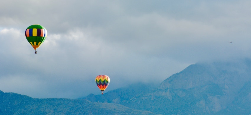 Hot Air Balloon Tour of Mount Olympus