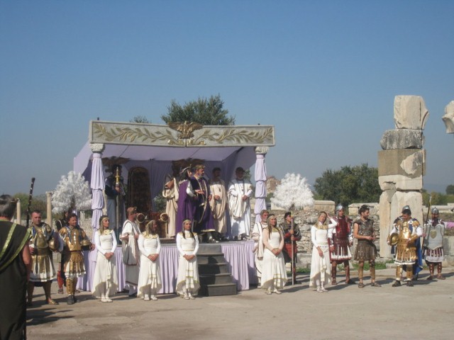 Ancient drama, Ephesus, Turkey