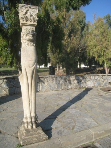 Lion Statues on Road to Ephesus