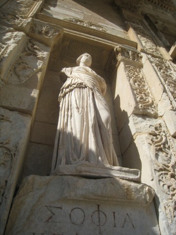 Statue of Sofia, Ephesus, Turkey