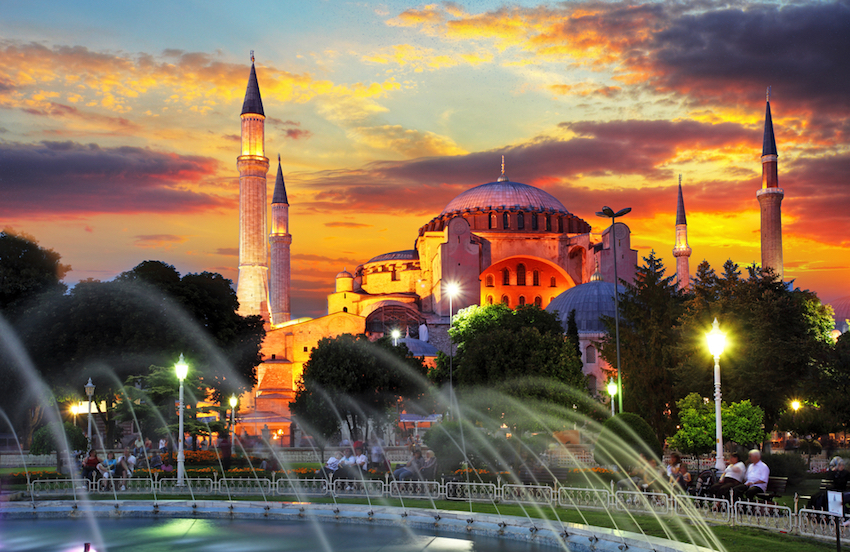 Agia Sophia Sunset