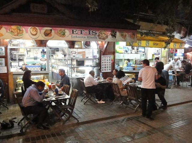 Hocapasa Street, restaurants, istanbul