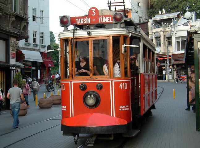 Istiklal Caddesi Tram, Istanbul, Turkey