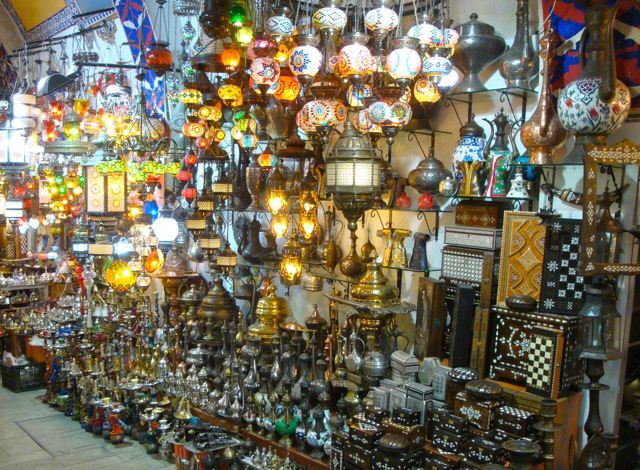 Lamps in the Grand Bazaar