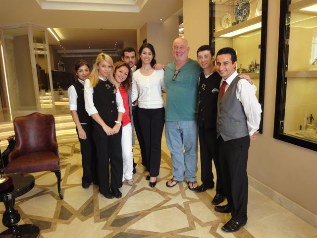 Hotel Neorion staff, Istanbul