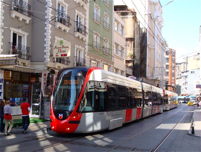 Tram in Sirkeci, Istanbul