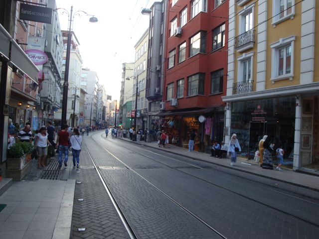 tram tracks, istanbul