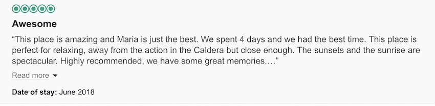 Anema Residence Trip Advisor Review