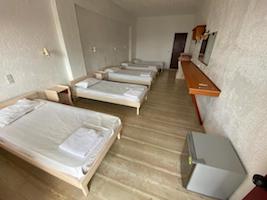 Sea view hostel rooms, Corfu